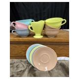 Taylor Smith & Taylor Lu-Ray Pastels tea cups