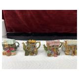 4 pc, Boyds Bearly-Built Villages figurine of