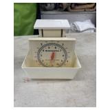 vintage Waymaster kitchen scale, typically from