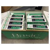 Box of Basic brand menthol cigarette lighters