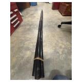 3 Black bamboo sticks
