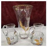 Vintage Romanian mid-century cocktail pitchers