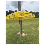 Miller genuine draft light umbrella