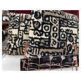 3 pc. soft, fluffy throw pillow featuring a