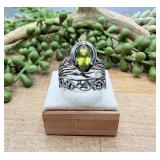 .925 Sterling Silver Paz Israel Organic Branch