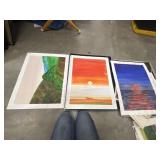 3 KG Green artist wall art decor