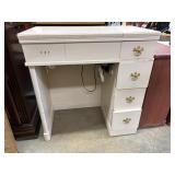White Sewing desk with Sears Kenmore sewing