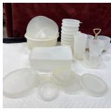 Tupperware bundle. Bowl,container with lid,
