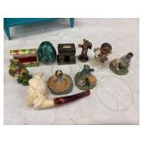 Hand-carved Turkish meerschaum pipe and a