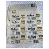 Box of Marlboro Ligjts stickers, Basic Filters,
