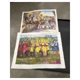 2 Wall art designs  by K.C Green wall decor