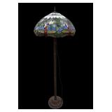 Tiffany Style Dragonfly Stained Glass Floor Lamp