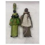 handcrafted artisan African dolls featuring