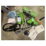 H2O X5 steam cleaner set with various attachments