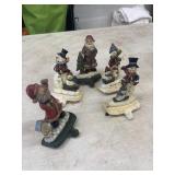 5 Christmas stocking holders 2 need to be glued