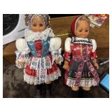 2 Vintage Lidova Tvorba Czech regional costume