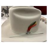 vintage Stetson cowboy hat box featuring the