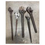 heavy-duty steel pipe wrenches