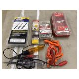 Collection of various workshop tools and hardware
