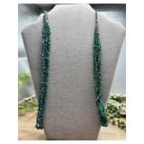 2 multi-strand necklace features natural