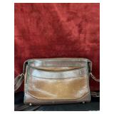 vintage Brahmin brown leather crossbody bag