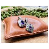 Judith Ripka sterling silver .925 enhancer Pendant