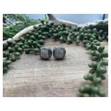 Joan Rivers silver-tone clip-on earrings