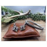 Judith Ripka sterling silver .925 earrings