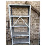 metal shelving unit