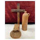 3 pc. antique German stoneware mineral water