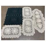 Handmade Lace Table runner & place mats