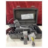 6 pc. vintage JVC compact VHS camcorder, JVC