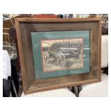 "Day Gone By" lithograph by artist Gerald Lubeck.