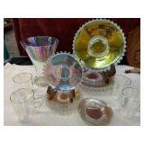 16 pc. Imperial Glass Candlewick pattern Plates,