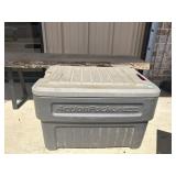 Rubber Maid Action packer tote with lid