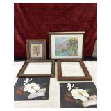 Bundle of painting on canvas, frames,original