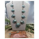 unbranded silver-tone statement necklace features