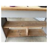 Shelving Unit. Metal and wooden