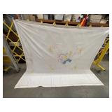 Hand-embroidered flower appliquï¿½s untreated has