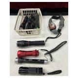 Bundle of flashlights.