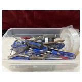 Bundle of screwdrivers. Husky brand Phillips head