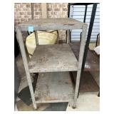 Vintage Industrial Metal Cart
