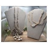 2 tribal-style lei necklaces is handcrafted from
