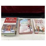 Bundle of books authors Jan Karon, Susan Mallory