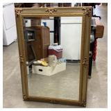 Large, ornate French Baroque-style mirror