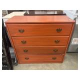 4 Drawer wood Chest.