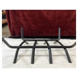 Black Steel Fireplace Grate is crafted from solid