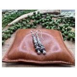 Victorian Sterling Silver .925 Repousse Earrings