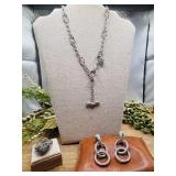 This beautiful Judith Ripka Sterling silver.925