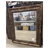 Large rectangular hanging wall mirror.